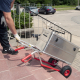 pro-bau-tec Aluminium Sackkarre mit Treppenrutsche 150 KG